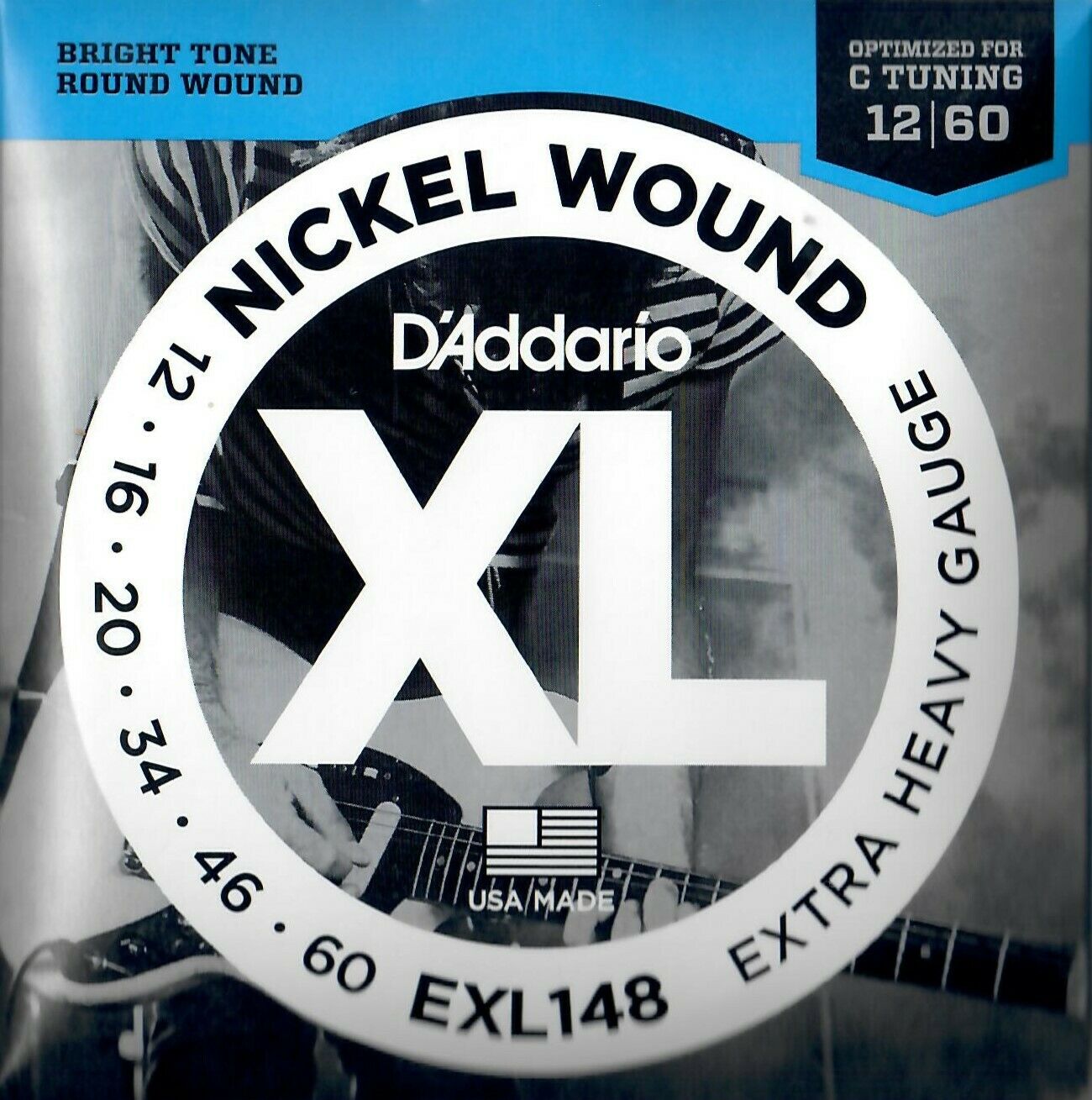 D'addario EXL148 Nickel wound extra HeavySatz Saitenfür E-Gitarre