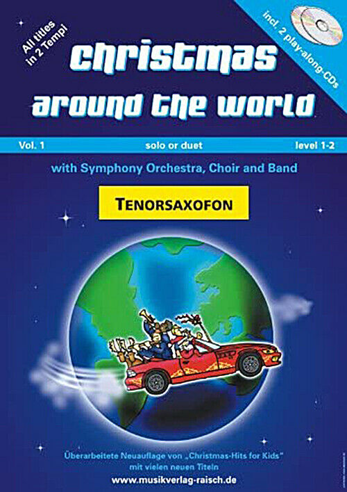 Christmas around the world für Tenor-Saxophon, inkl. 2 CD's