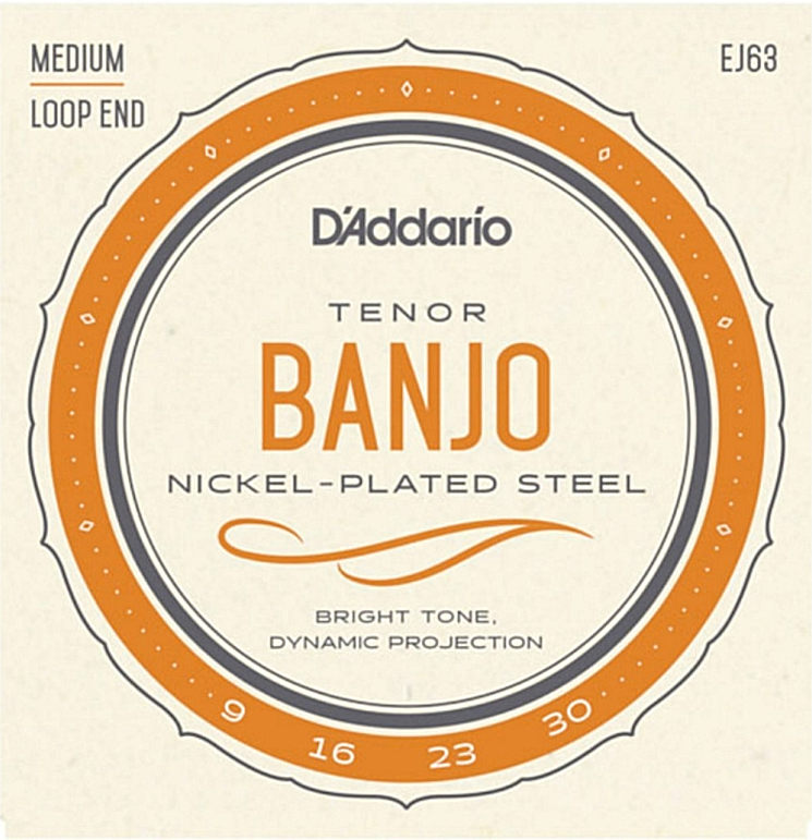 D'addario EJ63 Satz Saiten Tenor Banjo