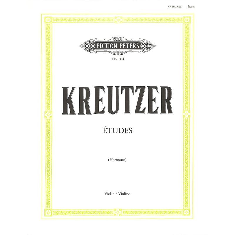 Kreutzer Etüden (Hermann) Violine