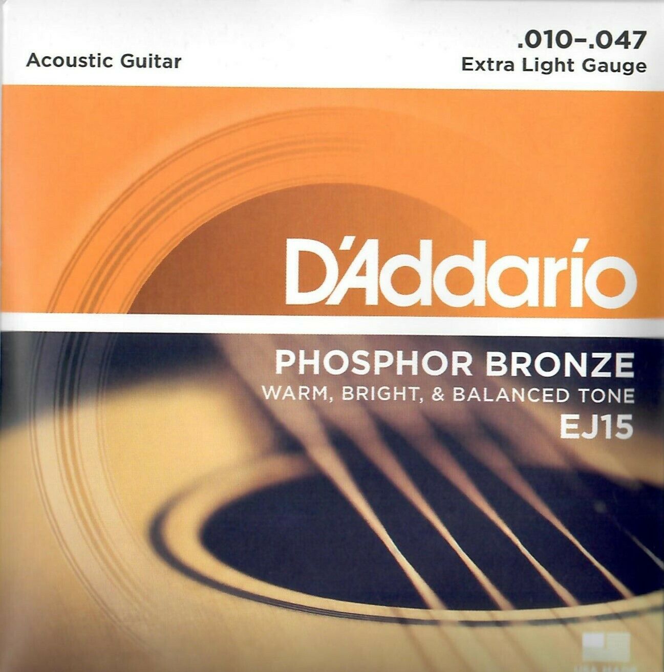 D'addario EJ15 Phosphor Bronze extra light für Westerngitarre Satz Saiten