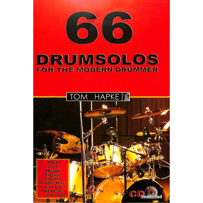66 Drum Solos for the Modern Drummer (Schlagzeug) T. Hapke