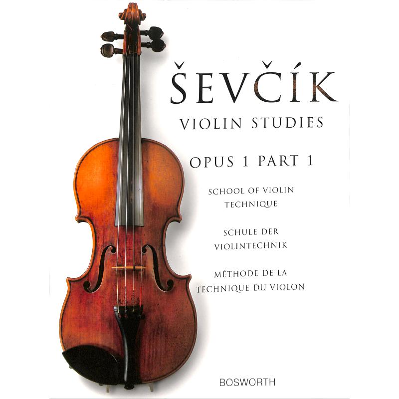 Sevcik violin studies Opus 1 part 1