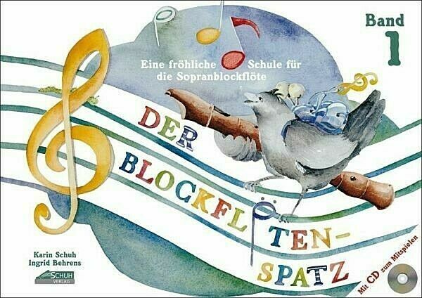 Blockflötenspatz Bd. 1 mit CD, K. Schuh