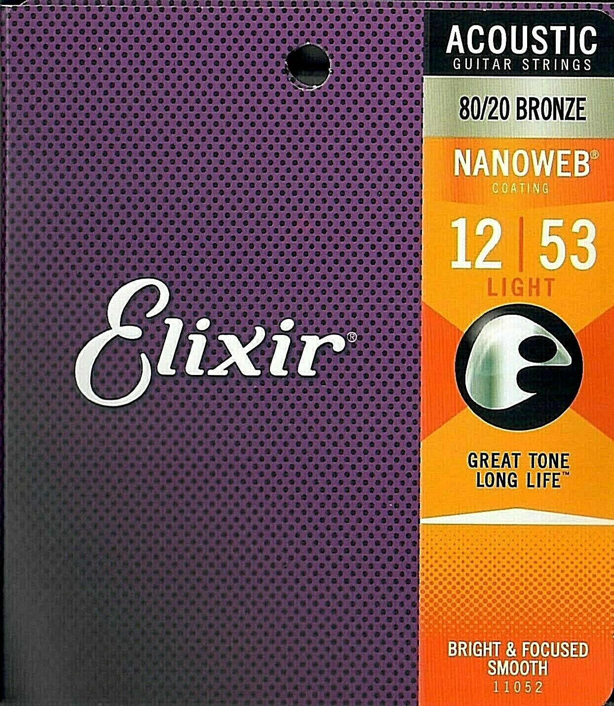 Elixir 11052 Nanoweb Light Bronze Satz Saiten für Westerngitarre